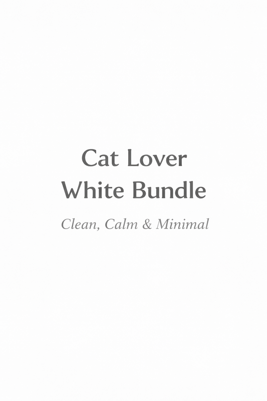 🤍 Cat Lover White Bundle