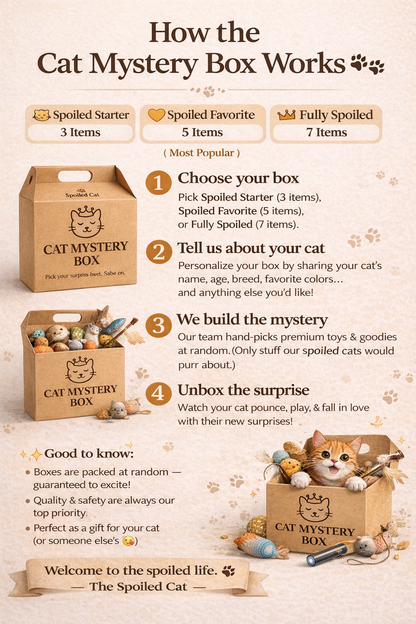 🧡 Premium Cat Mystery Box 🐱📦✨