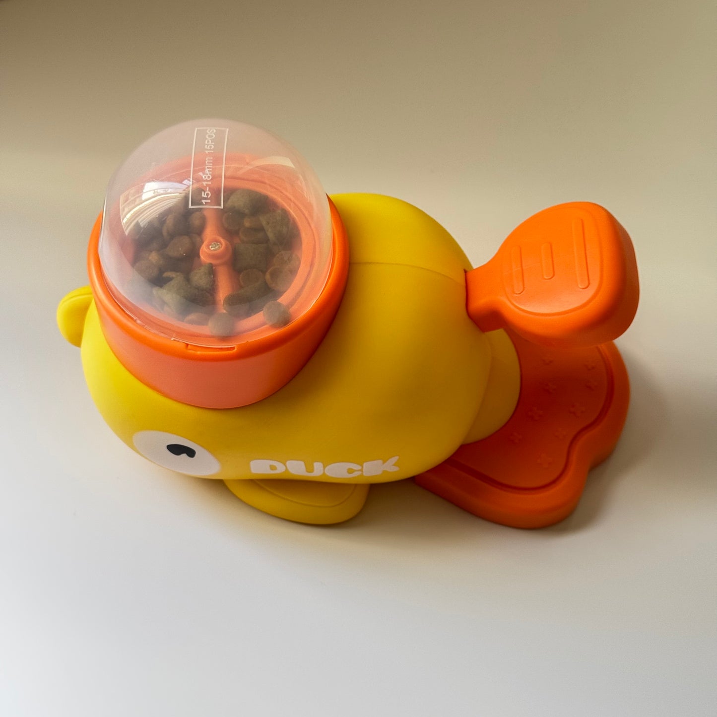 🐾 Interactive Yellow Duck Toy for Cats 🦆