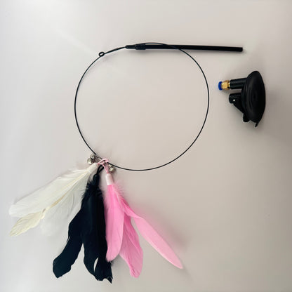 Interactive Cat Toy “Feather on a Wand”