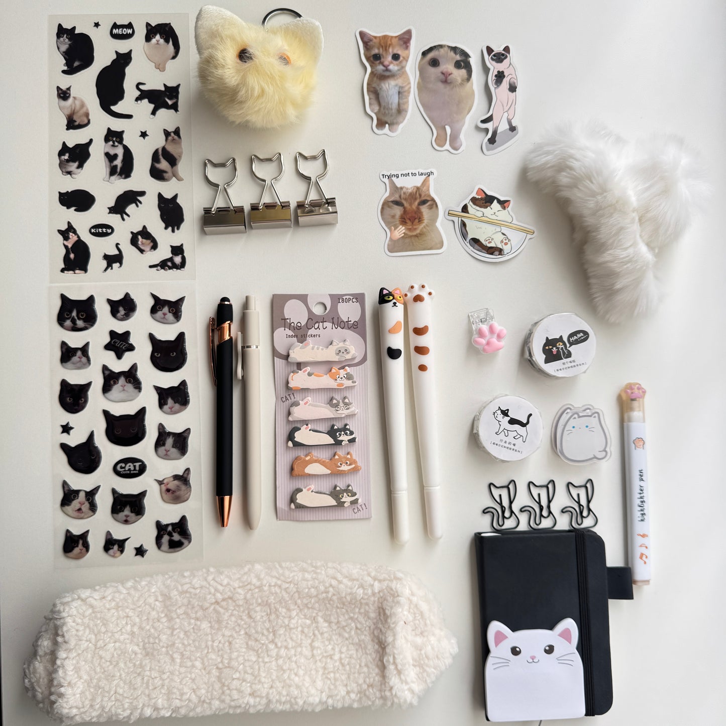 🤍 Cat Lover White-Black  Bundle