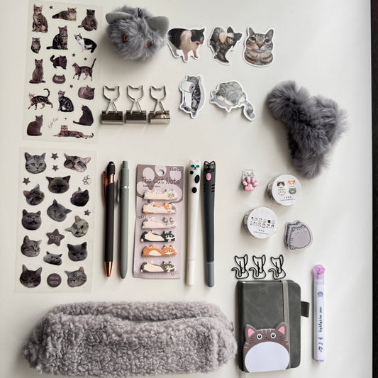 🩶 Cat Lover Grey Bundle