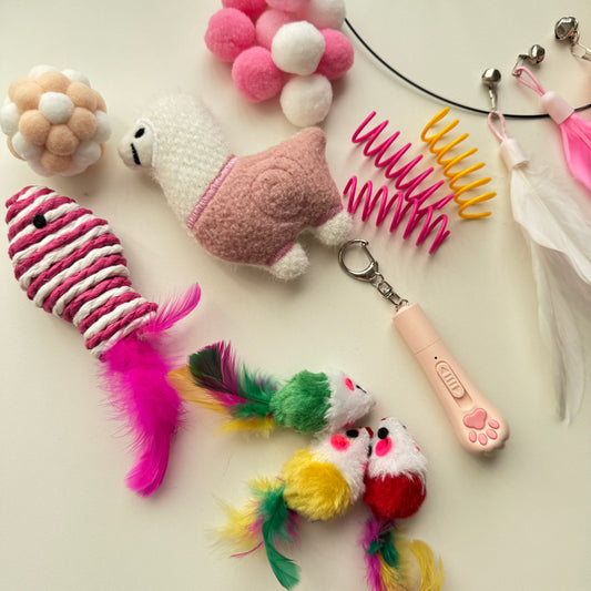 💗 Blush Play Box  Pink Cat Toy Box