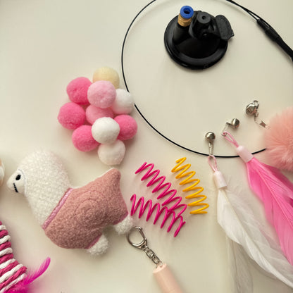 💗 Blush Play Box  Pink Cat Toy Box