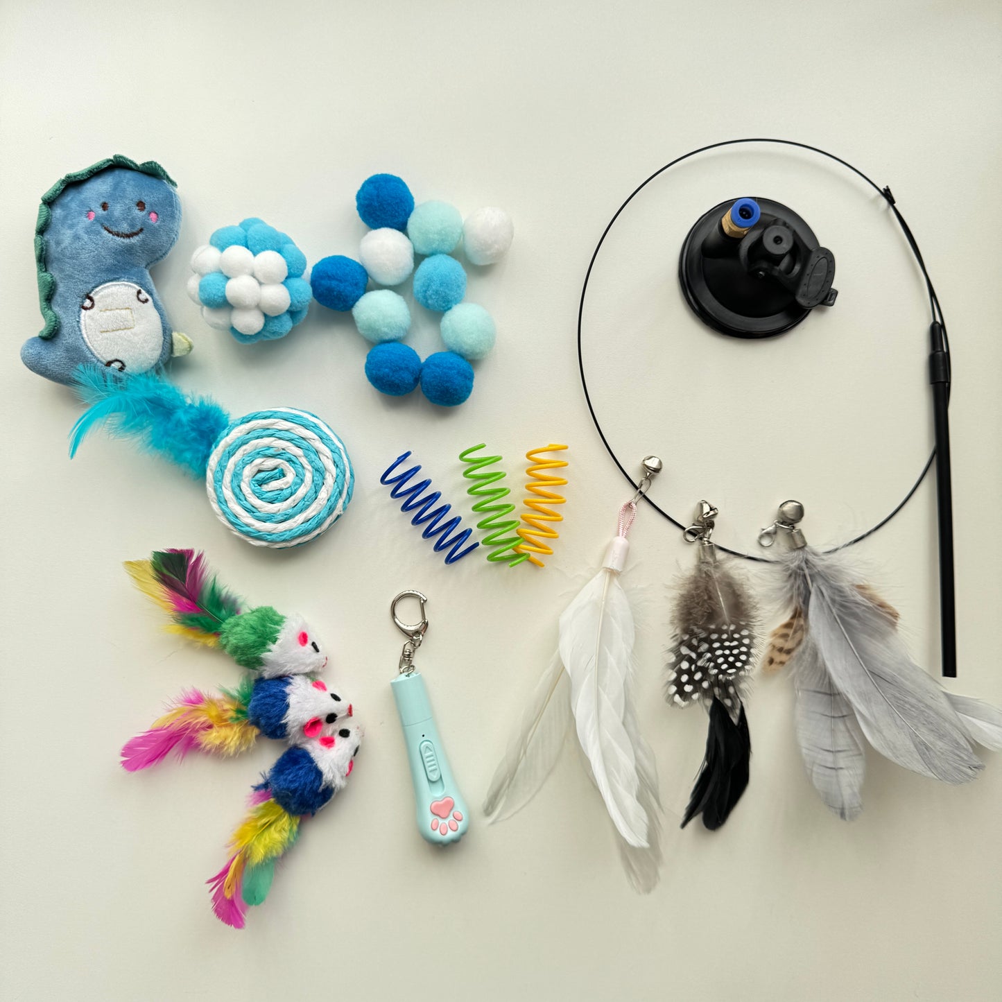 💙 Calm Chase Box  Blue Cat Toy Box