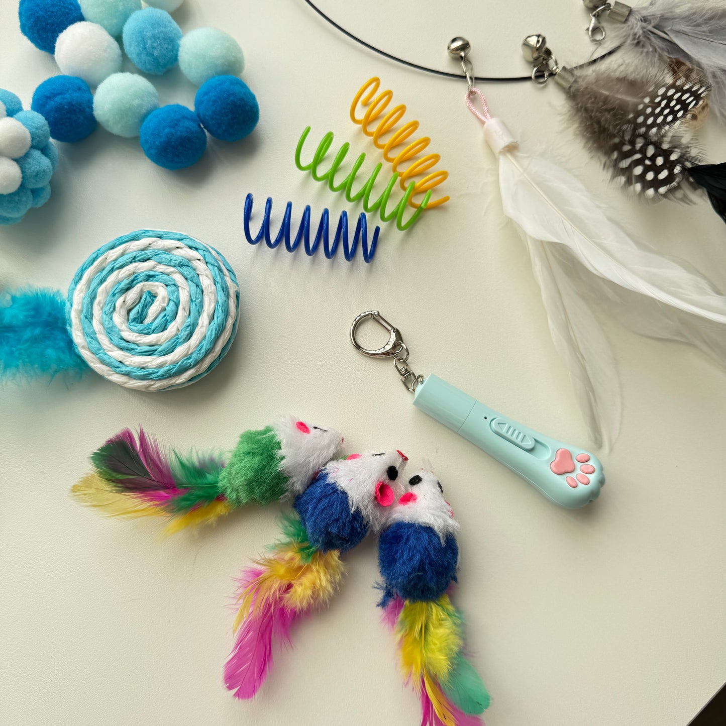 💙 Calm Chase Box  Blue Cat Toy Box