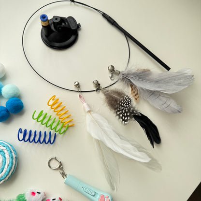 💙 Calm Chase Box  Blue Cat Toy Box