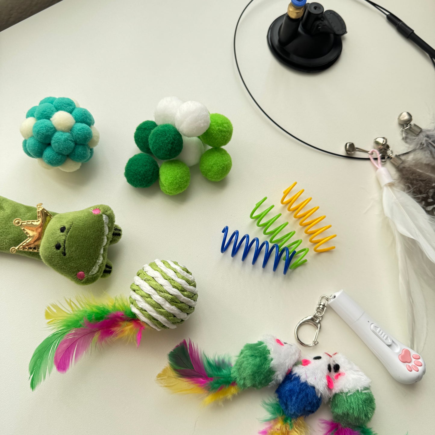 🌿 Fresh Paws Box  Green Cat Toy Box