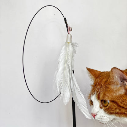 Interactive Cat Toy “Feather on a Wand”