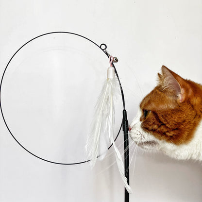 Interactive Cat Toy “Feather on a Wand”