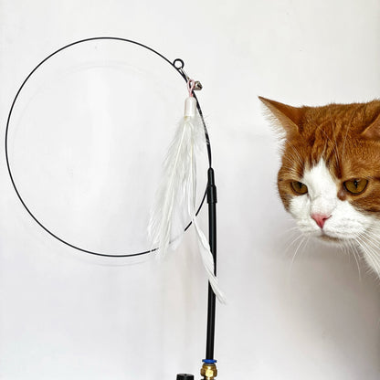 Interactive Cat Toy “Feather on a Wand”