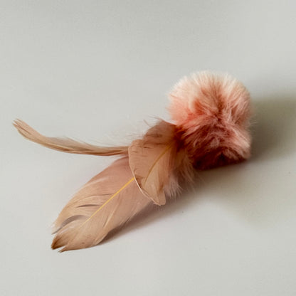 🐾 Feather with Bell for Cat Wand Toy (5 Colors) 🎀