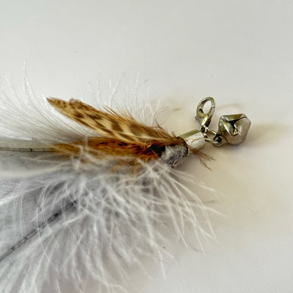 🐾 Feather with Bell for Cat Wand Toy (5 Colors) 🎀