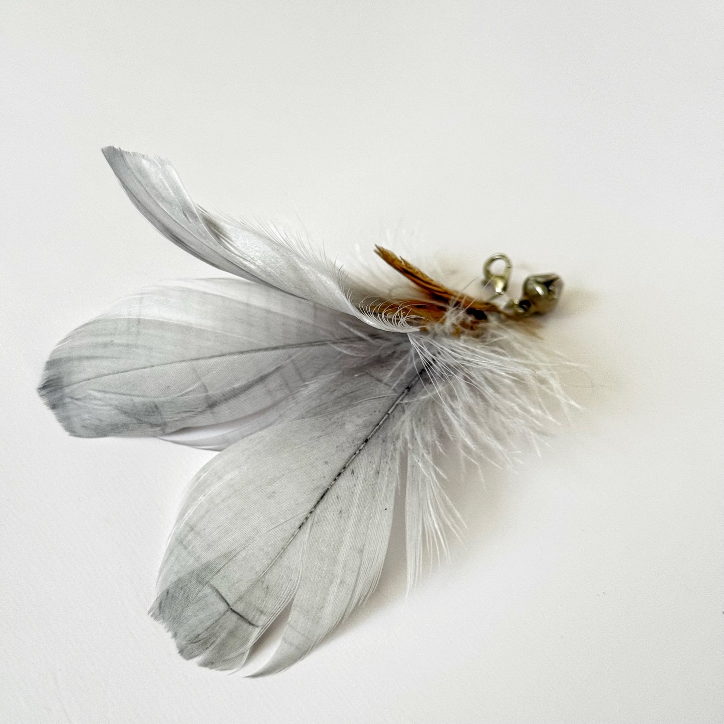 🐾 Feather with Bell for Cat Wand Toy (5 Colors) 🎀