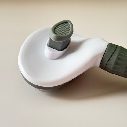 ✨ Pet Grooming Brush for Cats & Dogs – Pink & Gray 🐾