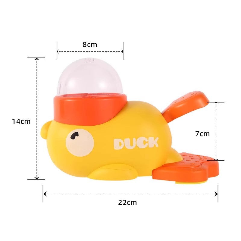 🐾 Interactive Yellow Duck Toy for Cats 🦆